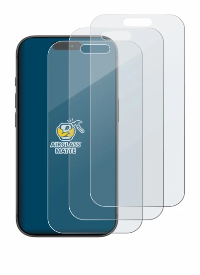 Immagine del dispositivo Apple iPhone 17 Pro con un'ampia varietà di protezioni per lo schermo.