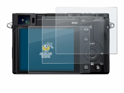 Immagine del dispositivo Sony RX1R III con un'ampia varietà di protezioni per lo schermo.