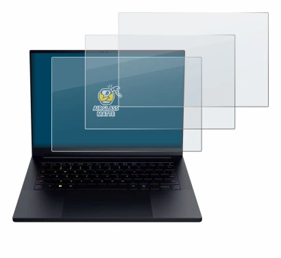 Immagine del dispositivo Razer Blade 14 2025 con un'ampia varietà di protezioni per lo schermo.