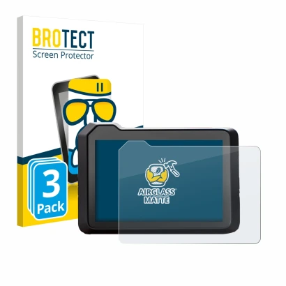 Parte frontale di una confezione del prodotto con il logo del marchio BROTECT. Accanto è raffigurato il dispositivo KTM 990 Du