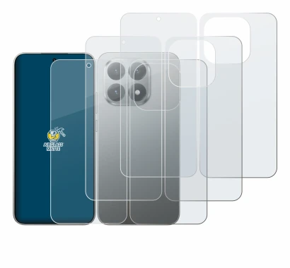 Immagine del dispositivo Xiaomi 15T (Fronte+Retro) con un'ampia varietà di protezioni per lo schermo.