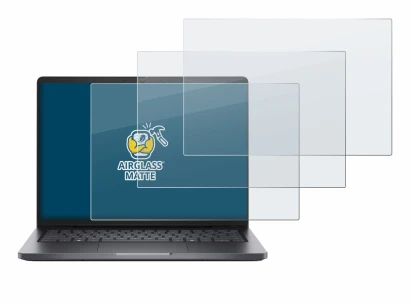 Immagine del dispositivo Dell Pro 14 PC14250 con un'ampia varietà di protezioni per lo schermo.