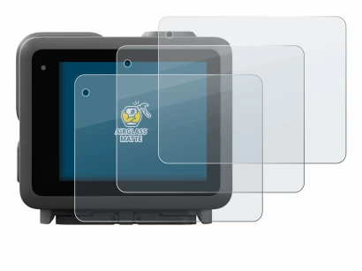 Immagine del dispositivo GoPro Lit Hero con un'ampia varietà di protezioni per lo schermo.