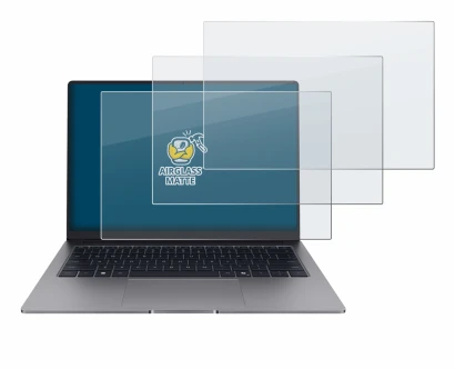 Immagine del dispositivo Honor MagicBook X14 Plus 2025 con un'ampia varietà di protezioni per lo schermo.