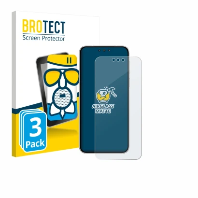 Parte frontale di una confezione del prodotto con il logo del marchio BROTECT. Accanto è raffigurato il dispositivo Huawei Mat