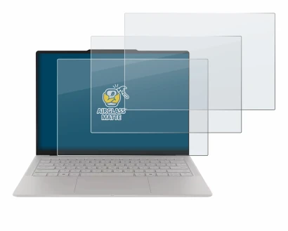 Immagine del dispositivo Lenovo Yoga Slim 7i Ultra Gen 11 Aura Edition 14" con un'ampia varietà di protezioni per lo schermo.