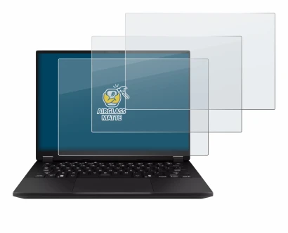 Immagine del dispositivo ASUS TUF Gaming A14 con un'ampia varietà di protezioni per lo schermo.