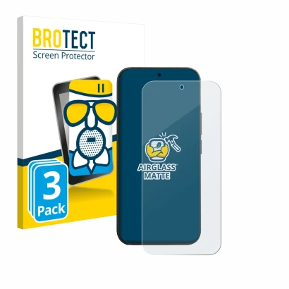 Parte frontale di una confezione del prodotto con il logo del marchio BROTECT. Accanto è raffigurato il dispositivo Vivo V70 c