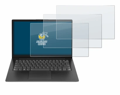 Immagine del dispositivo Lenovo V14 Gen 5 con un'ampia varietà di protezioni per lo schermo.