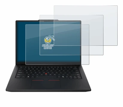 Immagine del dispositivo Lenovo ThinkPad P14s Gen 7 14" con un'ampia varietà di protezioni per lo schermo.