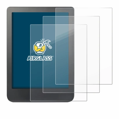 Immagine del dispositivo Kobo Clara HD (6") con un'ampia varietà di protezioni per lo schermo.