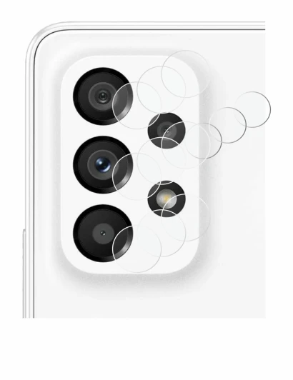 Immagine del dispositivo Samsung Galaxy A53 5G (SOLO Fotocamera) con un'ampia varietà di protezioni per lo schermo.