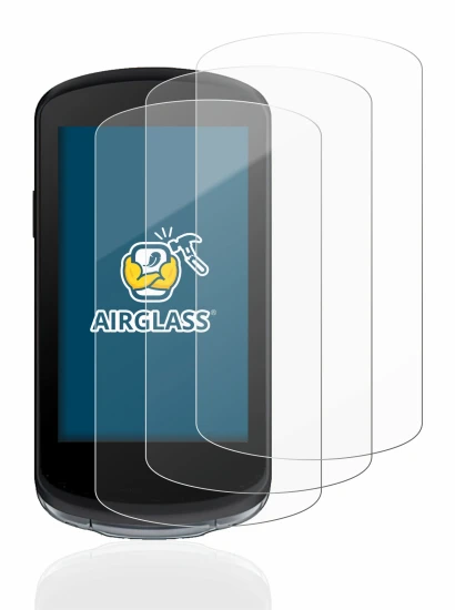 Immagine del dispositivo Garmin Edge 1040 con un'ampia varietà di protezioni per lo schermo.