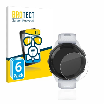 Parte frontale di una confezione del prodotto con il logo del marchio BROTECT. Accanto è raffigurato il dispositivo Garmin For