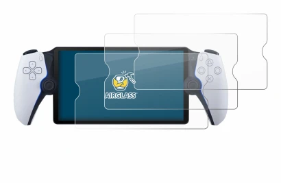 Immagine del dispositivo Sony Playstation Portal con un'ampia varietà di protezioni per lo schermo.