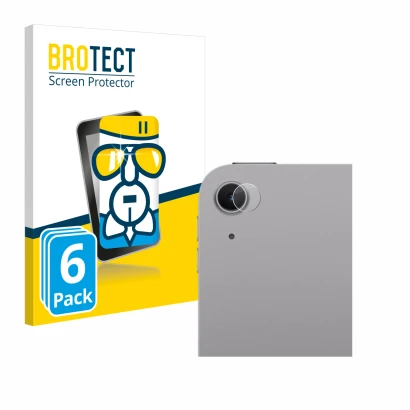 Parte frontale di una confezione del prodotto con il logo del marchio BROTECT. Accanto è raffigurato il dispositivo Apple iPad