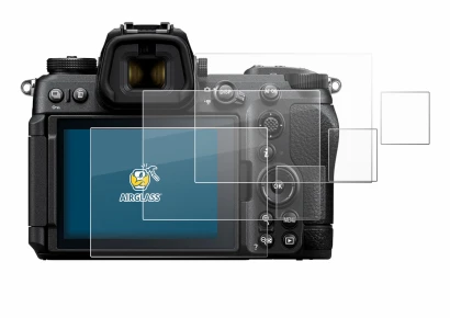 Immagine del dispositivo Nikon Z6 III con un'ampia varietà di protezioni per lo schermo.