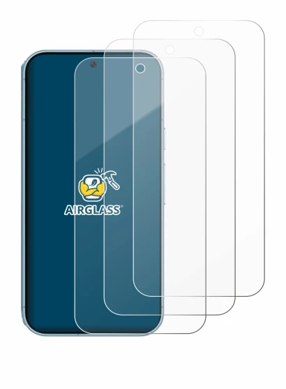 Immagine del dispositivo Google Pixel 9 Pro XL con un'ampia varietà di protezioni per lo schermo.