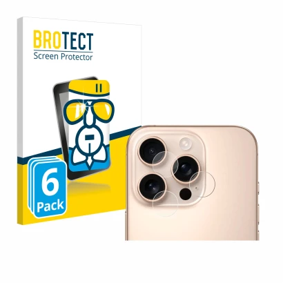 Parte frontale di una confezione del prodotto con il logo del marchio BROTECT. Accanto è raffigurato il dispositivo Apple iPho