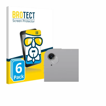 Parte frontale di una confezione del prodotto con il logo del marchio BROTECT. Accanto è raffigurato il dispositivo Apple iPad