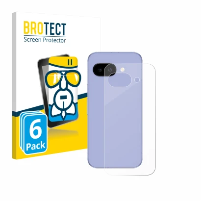 Parte frontale di una confezione del prodotto con il logo del marchio BROTECT. Accanto è raffigurato il dispositivo Google Pix