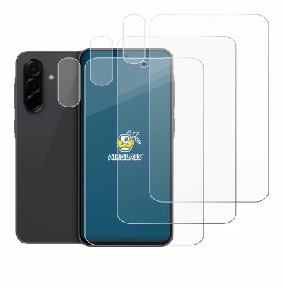 Immagine del dispositivo Samsung Galaxy A36 5G Enterprise Edition (Fronte+Fotocamera) con un'ampia varietà di protezioni per l
