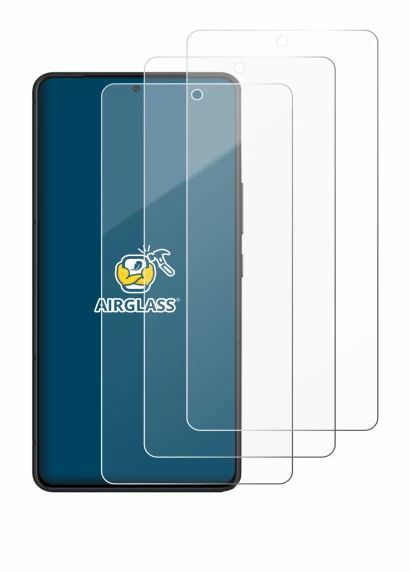 Immagine del dispositivo ASUS ROG Phone 9 Pro Edition con un'ampia varietà di protezioni per lo schermo.