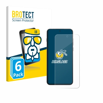 Parte frontale di una confezione del prodotto con il logo del marchio BROTECT. Accanto è raffigurato il dispositivo OnePlus No