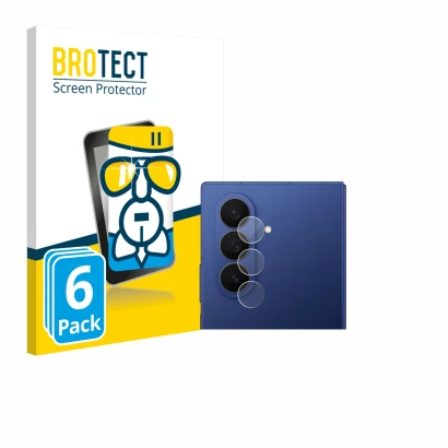 Parte frontale di una confezione del prodotto con il logo del marchio BROTECT. Accanto è raffigurato il dispositivo Samsung Ga