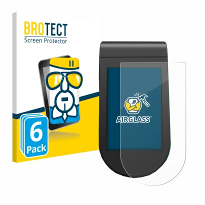 Parte frontale di una confezione del prodotto con il logo del marchio BROTECT. Accanto è raffigurato il dispositivo SoFlow SO4