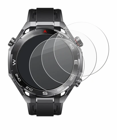 Immagine del dispositivo Huawei Watch Ultimate 2 Black con un'ampia varietà di protezioni per lo schermo.