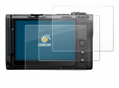 Immagine del dispositivo Nikon ZR con un'ampia varietà di protezioni per lo schermo.