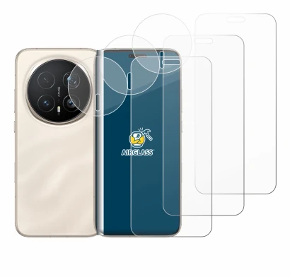 Immagine del dispositivo Honor Magic 8 Pro (Fronte+Fotocamera) con un'ampia varietà di protezioni per lo schermo.