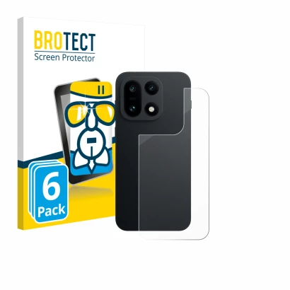 Parte frontale di una confezione del prodotto con il logo del marchio BROTECT. Accanto è raffigurato il dispositivo OnePlus 15