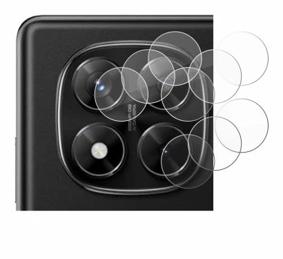 Immagine del dispositivo Xiaomi Redmi Note 14 Pro 4G (SOLO Fotocamera) con un'ampia varietà di protezioni per lo schermo.