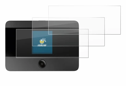 Immagine del dispositivo TP-Link M7350 con un'ampia varietà di protezioni per lo schermo.