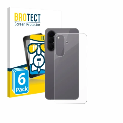 Parte frontale di una confezione del prodotto con il logo del marchio BROTECT. Accanto è raffigurato il dispositivo Samsung Ga