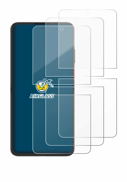 Immagine del dispositivo Nubia Flip 2 con un'ampia varietà di protezioni per lo schermo.
