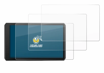 Immagine del dispositivo Garmin zumo XT3 6" con un'ampia varietà di protezioni per lo schermo.