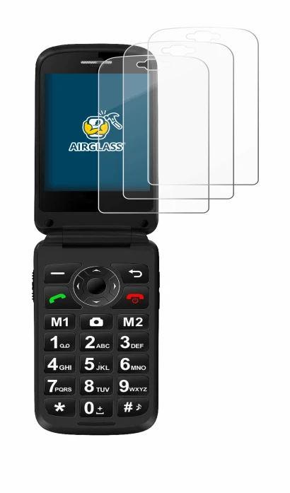 Immagine del dispositivo Simvalley Mobile XL-970 con un'ampia varietà di protezioni per lo schermo.