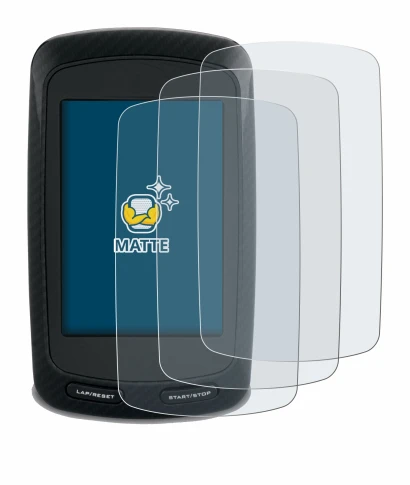 Immagine del dispositivo Garmin Edge 800 con un'ampia varietà di protezioni per lo schermo.