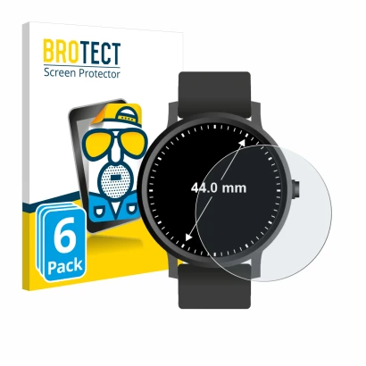 Parte frontale di una confezione del prodotto con il logo del marchio BROTECT. Accanto è raffigurato il dispositivo Orologi (C