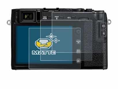 Immagine del dispositivo Fujifilm X-E3 con un'ampia varietà di protezioni per lo schermo.