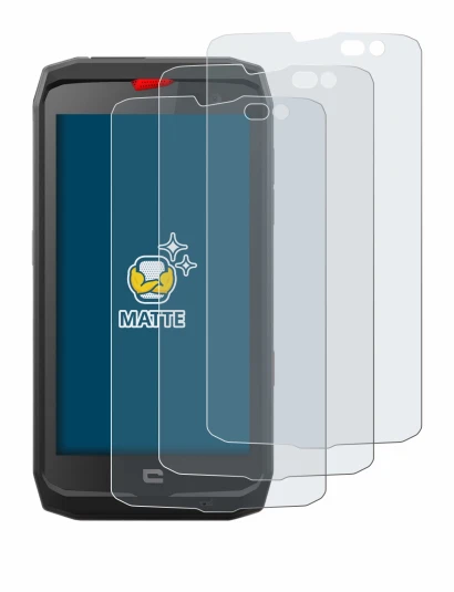Immagine del dispositivo Crosscall Action X3 con un'ampia varietà di protezioni per lo schermo.