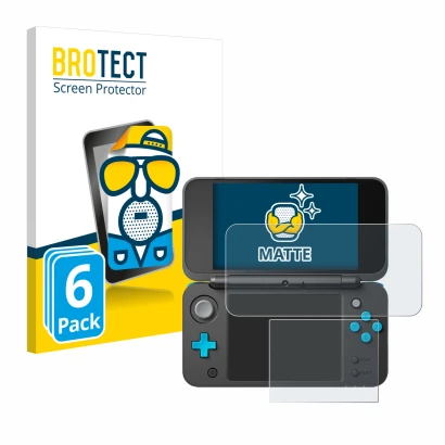 Parte frontale di una confezione del prodotto con il logo del marchio BROTECT. Accanto è raffigurato il dispositivo New Ninten