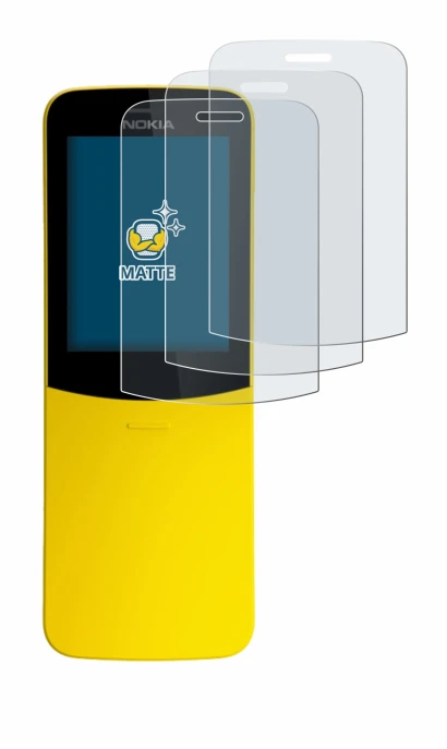Immagine del dispositivo Nokia 8110 con un'ampia varietà di protezioni per lo schermo.
