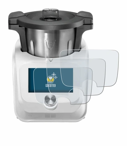 Immagine del dispositivo SilverCrest Monsieur Cuisine Connect con un'ampia varietà di protezioni per lo schermo.