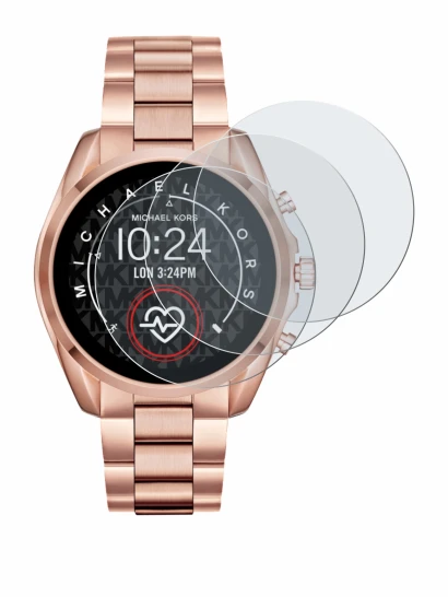 Immagine del dispositivo Michael Kors Access Bradshaw 2 con un'ampia varietà di protezioni per lo schermo.