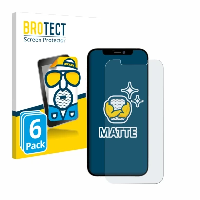 Parte frontale di una confezione del prodotto con il logo del marchio BROTECT. Accanto è raffigurato il dispositivo Apple iPho