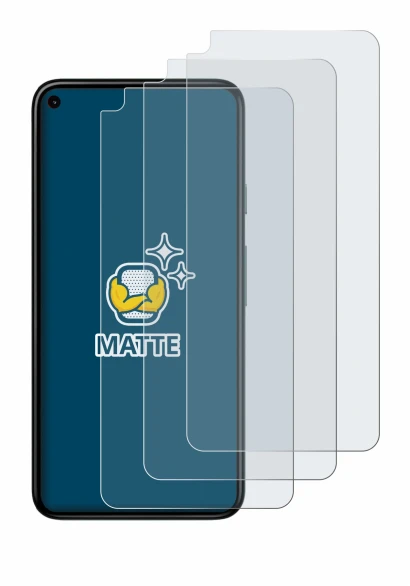 Immagine del dispositivo Google Pixel 5 con un'ampia varietà di protezioni per lo schermo.